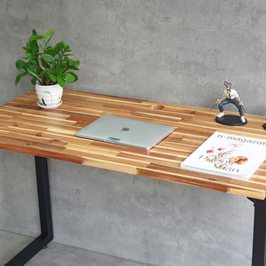Acacia Wood <b>Foldable</b> Computer <b>Desk</b> for Home Office 25mm Thick 120x60cm Simple Design with Drawer - Product Image 4