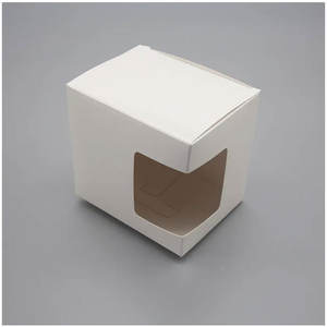 Taza de té con tapa superior e inferior cuboide negra personalizada, caja de regalo de vidrio con espuma - Product Image 5