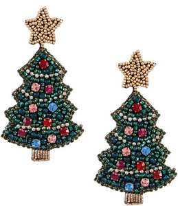 Pendientes de Diseño de Árbol de Navidad de Alta Calidad, Joyería Festiva Hecha a Mano al Mejor Precio - Product Image 5