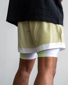 กางเกงขาสั้นรัดกล้ามเนื้อแบบระเหิดสำหรับผู้ชายชุดออกกำลังกายสำหรับต่อยมวยมวยไทยศิลปะการต่อสู้แบบสั่งตัด - Product Image 5