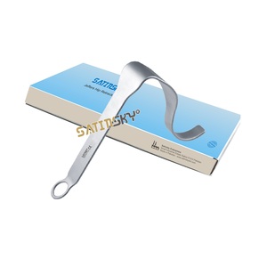 Juego de elevadores femorales Bozeman Direct Anterior THA, 3 elevadores manuales para cirugía de artroplastia de cadera con acceso anterior, Clase II, certificado CE, de alta calidad - Product Image 4