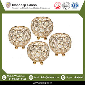 Bol en cristal de bougie de vente chaude de dernière conception disponible à un prix raisonnable de l'Inde - Product Image 2