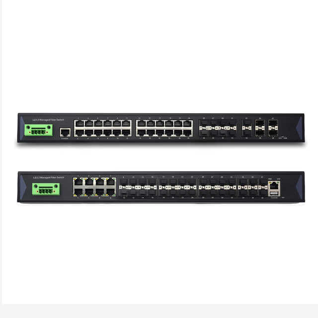 10G network switches 24 port fiber network switch 8 port utp smart switch in silent operation