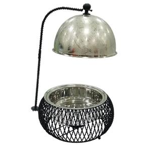 Plat rond élégant de service de nourriture de concepteur avec le couvercle supérieur pour le mariage et les événements d'Al plat de restauration de serveur de nourriture - Product Image 2