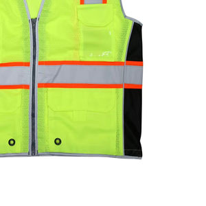 Chaleco de Seguridad para Topógrafo, Último Modelo, Personalizable (OEM), Material de Poliéster Transpirable, Antiestático, Alta Visibilidad, Antibacteriano - Product Image 3