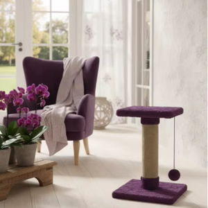 Amistar ที่มีคุณภาพสูงสีม่วงฝันแมว scratcher สำหรับแมวทุกสายพันธุ์และขนาด - Product Image 1