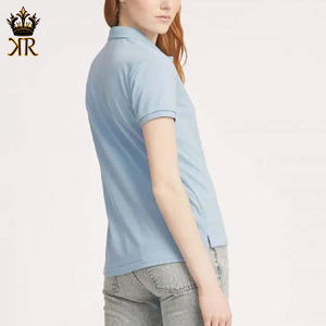 Chemises polo pour femmes en coton 100% respirant, vêtements décontractés en gros, nouveau style, chemises polo pour femmes - Product Image 4