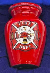Urna de recuerdo de cremación de bombero, urna de recuerdo dedicada a bomberos - Product Image 4