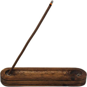 Acacia Wooden Table Decoration Round Shape Wooden <b>Incense</b> Stick <b>Holder</b> Home Office Decorative Stick <b>Incense</b> <b>Holder</b> - Product Image 6
