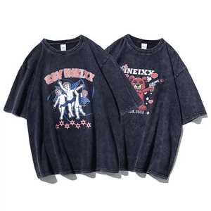 T-shirt Homme Coupe Classique 100% Coton Streetwear Hip Hop Uni Imprimé Logo Personnalisé Toile Séchage Rapide Respirant - Product Image 5