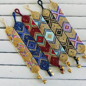 Luckyee-Nouveau Miyuki Lettre Bracelet Couple Bracelet Zircon Bracelet - Product Image 1