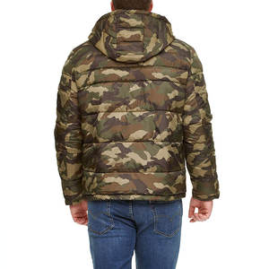 แจ็กเก็ตผ้าฝ้ายบุนวมสำหรับผู้ชาย, เสื้อกันหนาวมีฮู้ดไซส์พิเศษปรับแต่งได้ - Product Image 3