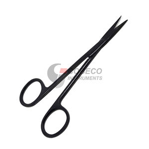 Tijeras de Precisión con Punta Fina, Tijeras de Iris, Acero Inoxidable Quirúrgico, Micro Tijeras de Disección con Hojas Curvas de Precisión - Product Image 1