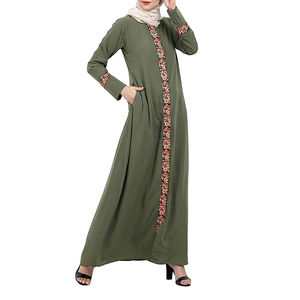 Nouvelle arrivée, vente chaude, vêtements pour femmes, vente en gros, meilleur service OEM, abaya islamique, robe longue, nouvelle arrivée, extensible dans quatre directions - Product Image 5