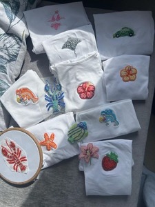 Abalorios Elegantes para Bolsos con Bordado de Cerezas y Cuentas, Estilo de Dibujos Animados, Técnica de Tejido, Cuentas de Semillas de Moda para Mochilas, Accesorio de Moda - Product Image 4