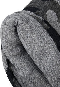 Bonnet d'extérieur épais et doux pour hommes et femmes, bonnet à revers en tricot chaud, impression numérique, réglable pour les sports d'hiver, usage quotidien - Product Image 5