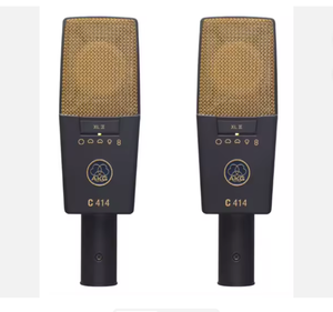 ไมโครโฟนคอนเดนเซอร์แบบไดอะแฟรมขนาดใหญ่ Pro Audio C414 XLII Stereoset สำหรับเสียงร้องและเครื่องดนตรี ดีไซน์แบบมัลติแพทเทิร์น - Product Image 2