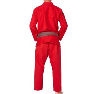 Traje de Taekwondo de ajuste Flexible para adultos y niños Uniforme de artes marciales de costura pesada con cinturón para entrenamiento escolar y de Club - Product Image 3