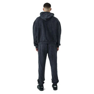 Nouveau style de survêtement surdimensionné pour hommes ensemble de jogging à capuche deux pièces fournisseur de gros personnalisé pour Gymwear et Streetwear - Product Image 5