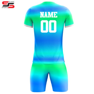 Wholesale New <b>Mesh</b> Breathable Sportswear Soccer Suits Custom Printing Logo Name Number Men's Soccer Jersey Football Shirt - Product Image 2