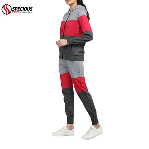 ชุดวอร์มผู้หญิงแบบมีฮู้ด ดีไซน์ล่าสุด สีพื้น ปรับแต่งโลโก้ได้ ไซส์ใหญ่ ระบายอากาศได้ดี ผลิตในปากีสถาน แบบสีตัดต่อ - Product Image 3