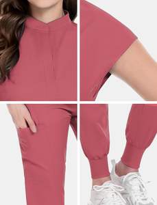 Ensemble de gommages médicaux durables qualité supérieure unisexe médecin infirmière hôpital uniforme chirurgical survêtement pantalon haut Logo personnalisé - Product Image 4