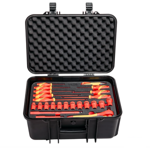 Descuento promocional herramienta de taller profesional 1000V VDE 50PC VDE herramienta aislada maleta con ruedas - Product Image 1