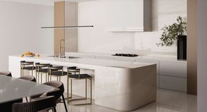 Custom Porcelain Natural Stone Countertops for Kitchen & Bathroom Carrara Calacata Hotel Project Prefab Cut Sizes Vanity Tops - Product Image 1
