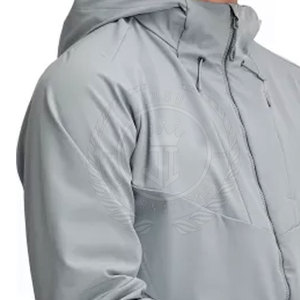 Outdoor Men's <b>Winter</b> Windbreaker <b>Jacket</b> for <b>Running</b> Training Customizable Front Logo Breathable Eco-Friendly Nylon/Polyester - Product Image 4