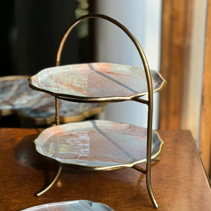 Soporte de pastel de forma redonda de Metal con aspecto decorativo, recién llegado, color personalizado y diseño para el hogar, uso de fiesta de boda - Product Image 3