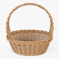 Petit panier de rangement en osier tissé en osier, cadeau de noël de forme ronde indienne