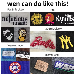 Gorro de lana, gorro personalizado con estampado de cajas, gorros personalizados bordados, gorro de punto forrado cálido de invierno al por mayor para hombre con logotipo personalizado - Product Image 3