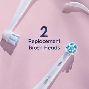 Têtes de brosse de rechange Oral-B iO Series Gentle Care pour brosse à dents électrique Oral-B, lot de 2, blanc - Product Image 2