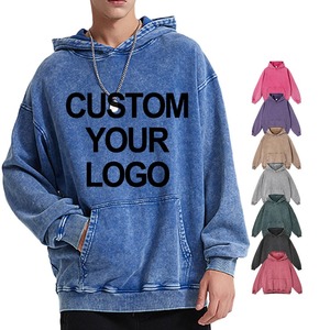 เสื้อฮู้ดดี้ผ้าฟลีซคอตตอน 100% ผลิตตามสั่ง ทรงโอเวอร์ไซส์ สไตล์วินเทจ ซักนุ่ม น้ำหนัก 420 กรัม สำหรับฤดูหนาว  ปักโลโก้  มีกระเป๋า  ใส่ได้ทั้งผู้ชายและผู้หญิง - Product Image 1