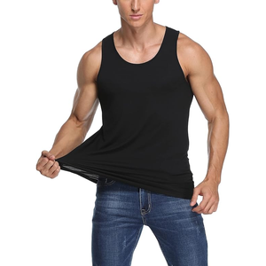 Fabricant de vêtements personnalisés à la demande, débardeurs de sport en bambou personnalisés pour hommes, respirants, débardeurs de basket-ball pour hommes - Product Image 1