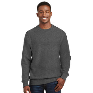 Sudaderas de hombre de peso pesado 460G 2024 otoño cuello redondo manga larga Color sólido deporte pulóver sudaderas - Product Image 1