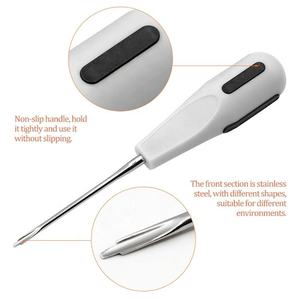 ชุดเครื่องมือผ่าตัดทางทันตกรรมแบบแมนนวลทำจากสเตนเลสสตีล8ชิ้นเครื่องมือดึงปลายรากฟัน - Product Image 3