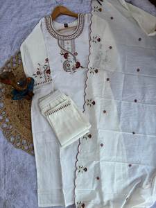 Ensemble Kurti brodé de qualité supérieure pour femmes, mode traditionnelle - Product Image 6