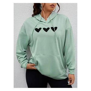 Sudadera con capucha y cremallera blanca personalizada OEM para mujer, con estampado streetwear, para fitness. Sudaderas con capucha y sudaderas para mujer. - Product Image 6