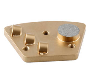 Outil trapézoïdal PCD à triple demi-ronde fileté M6 avec support à barre unique pour le retrait de peinture époxy, colle et mastic - Product Image 3