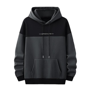 Sudadera con Capucha Unisex de Forro Polar con Estampado Puff, Estilo Hip Hop Punk, Manga Larga: Top Holgado con Estampado de Letras para Mujer Estilo Y2K - Product Image 1