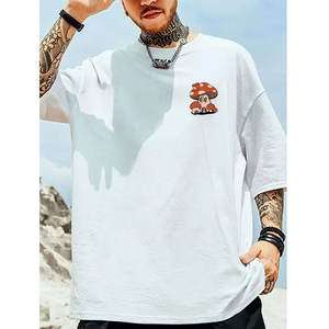 Camisetas Casuales para Hombre 2026, Color Sólido, Logotipo Personalizado e Impresión Digital, OEM ODM, Tejido de Algodón, Venta al Por Mayor - Product Image 1