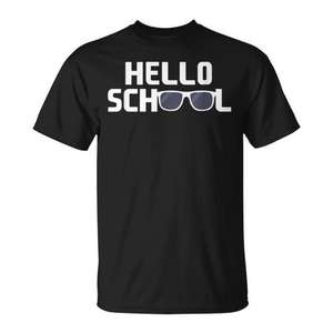 T-shirt Hello School, retour à l'école pour les enseignants et les élèves - Product Image 1
