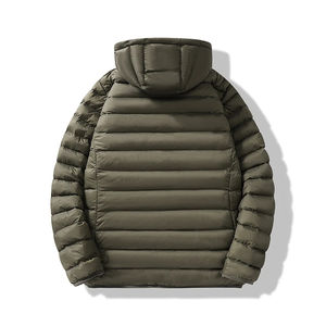 Chaqueta acolchada Venta al por mayor Tallas grandes Puffer Coat Impermeable Logo Terminado Invierno Outwear Casual 5XL - Product Image 4