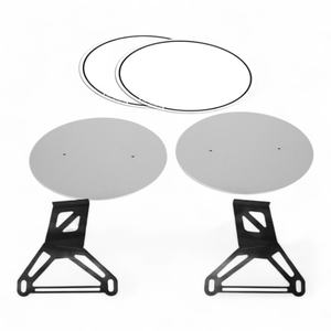 Kit de plaque d'immatriculation de moto en aluminium anodisé noir pour Yamaha XSR900 (2015-2021), pour Barracuda YS9400 - Product Image 2