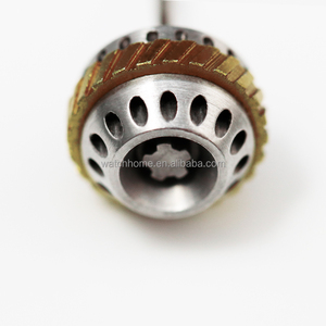 Corona de Reloj de Acero Inoxidable 316L, Turbina CNC Personalizada en Oro de Dos Tonos para Piezas de Reloj Mecánico NH35 NH34 <span class=keywords><strong>SW200</strong></span>, Venta al Por Mayor - Product Image 3