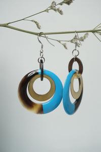 Pendientes de Cuerno de Búfalo para Niñas, Pendientes de Mujer, Joyería de Cuerno, Cuerno Natural para Mujer, Alta Calidad - Product Image 2