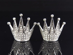 ต่างหูแบบติดหู ดีไซน์มงกุฎ ประดับเพชรโมอิสซาไนต์ VVS แท้ รับรองโดย GRA ผลิตด้วยมือ พร้อมเงินแท้ 925 ราคาประหยัด - Product Image 5