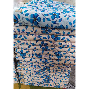 ผ้าพิมพ์ลายด้วยมือที่สวยงามสำหรับชุดเดรสผ้าคอตตอนผ้าคอตตอนอเนกประสงค์ผ้าอินเดียสำหรับใส่ในฤดูร้อน - Product Image 1