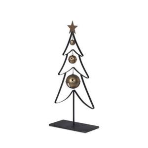 Modelo de árbol de Navidad dorado, acento decorativo, artesanías de Metal, modelo de árbol de pino Artificial, ligero, fácil, portátil, venta de árbol de Navidad - Product Image 4